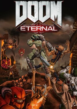 DOOM Eternal постер (cover)