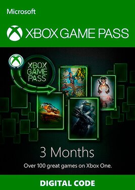 Xbox Game Pass на 3 месяца постер (cover)