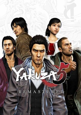 Yakuza 5 Remastered постер (cover)