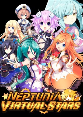 Neptunia Virtual Stars постер (cover)