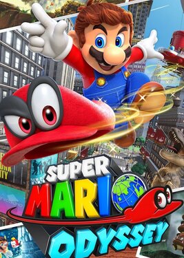 Super Mario Odyssey постер (cover)