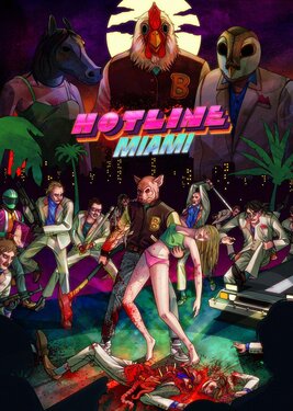Hotline Miami постер (cover)