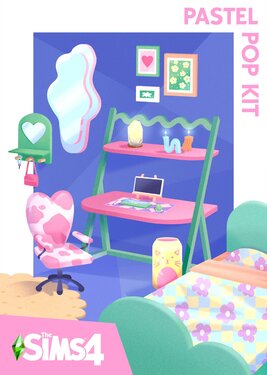 The Sims 4 - Pastel Pop Kit постер (cover)