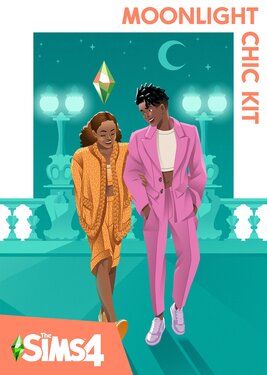 The Sims 4 - Moonlight Chic Kit постер (cover)