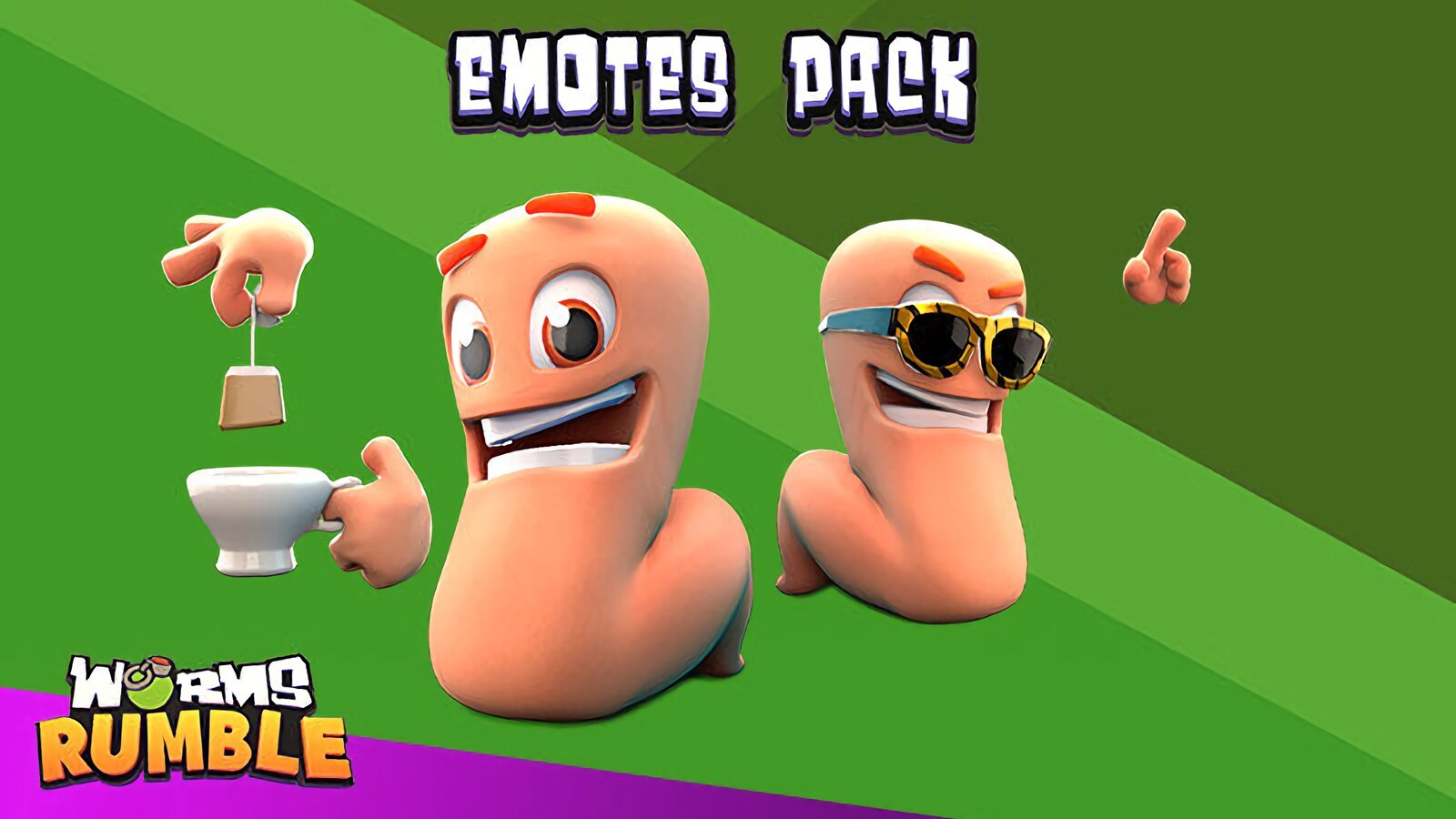 Worms Rumble - Emote Pack