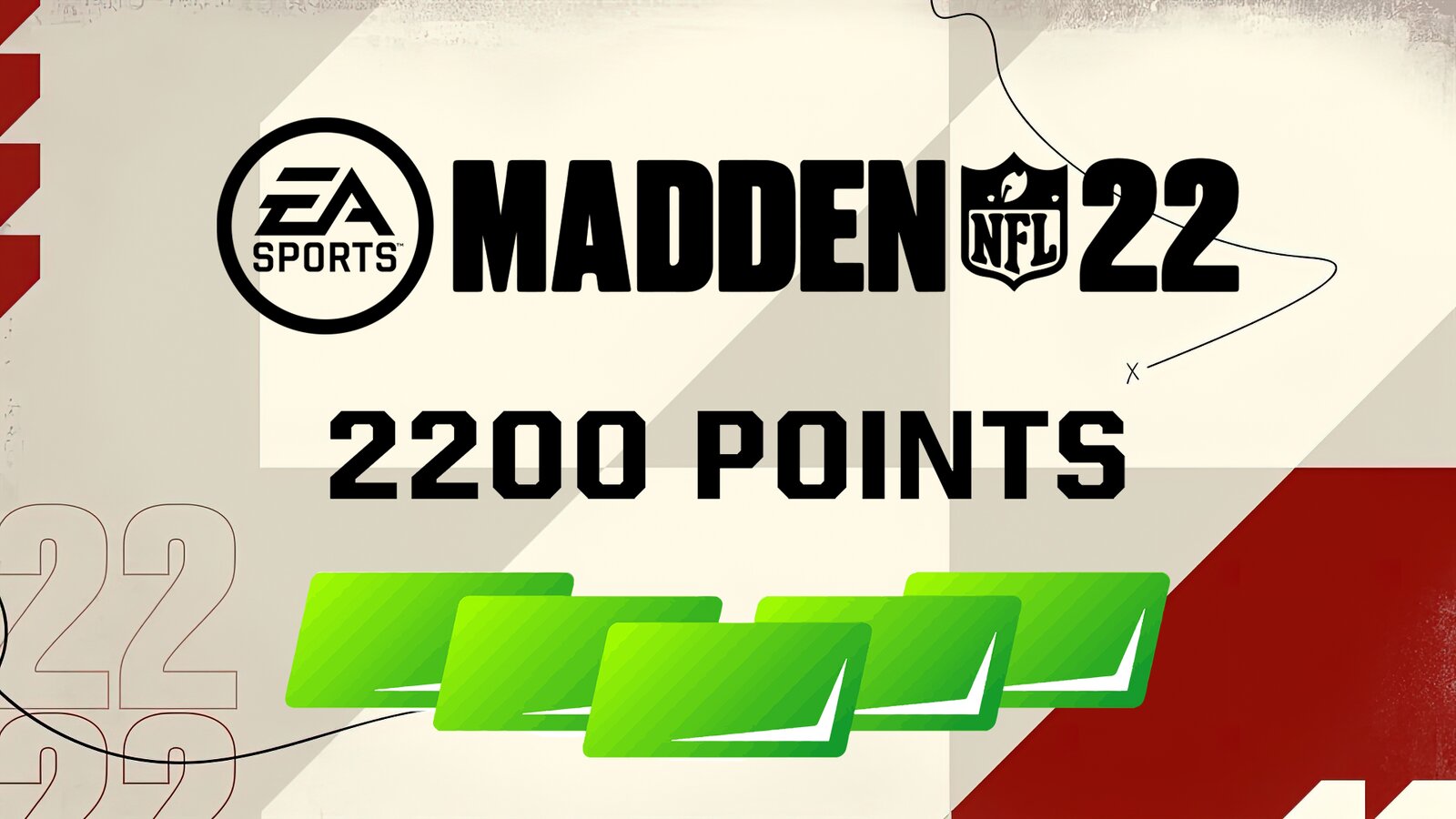 Madden NFL 22 - 2200 Madden Points