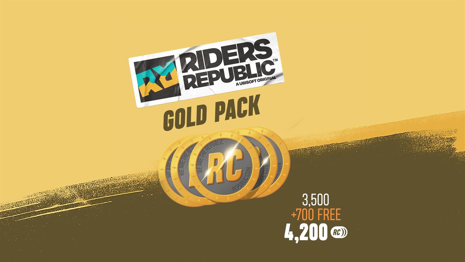 Riders Republic Coins Gold Pack - 4200 Credits