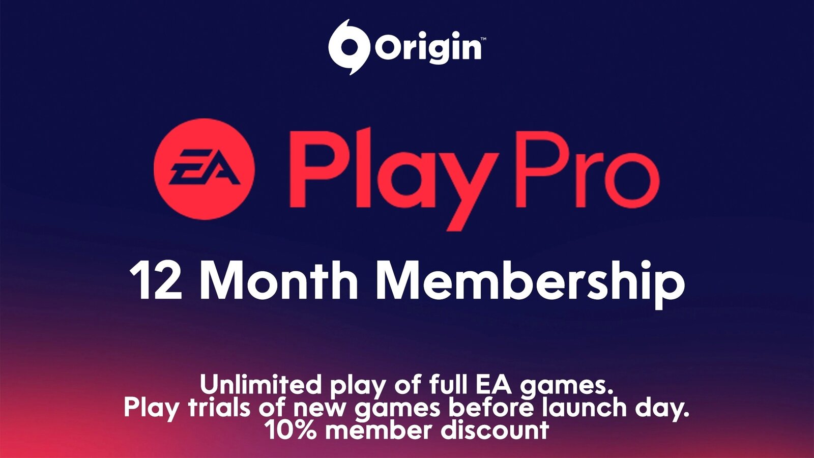 EA Play Pro - 12 месяцев