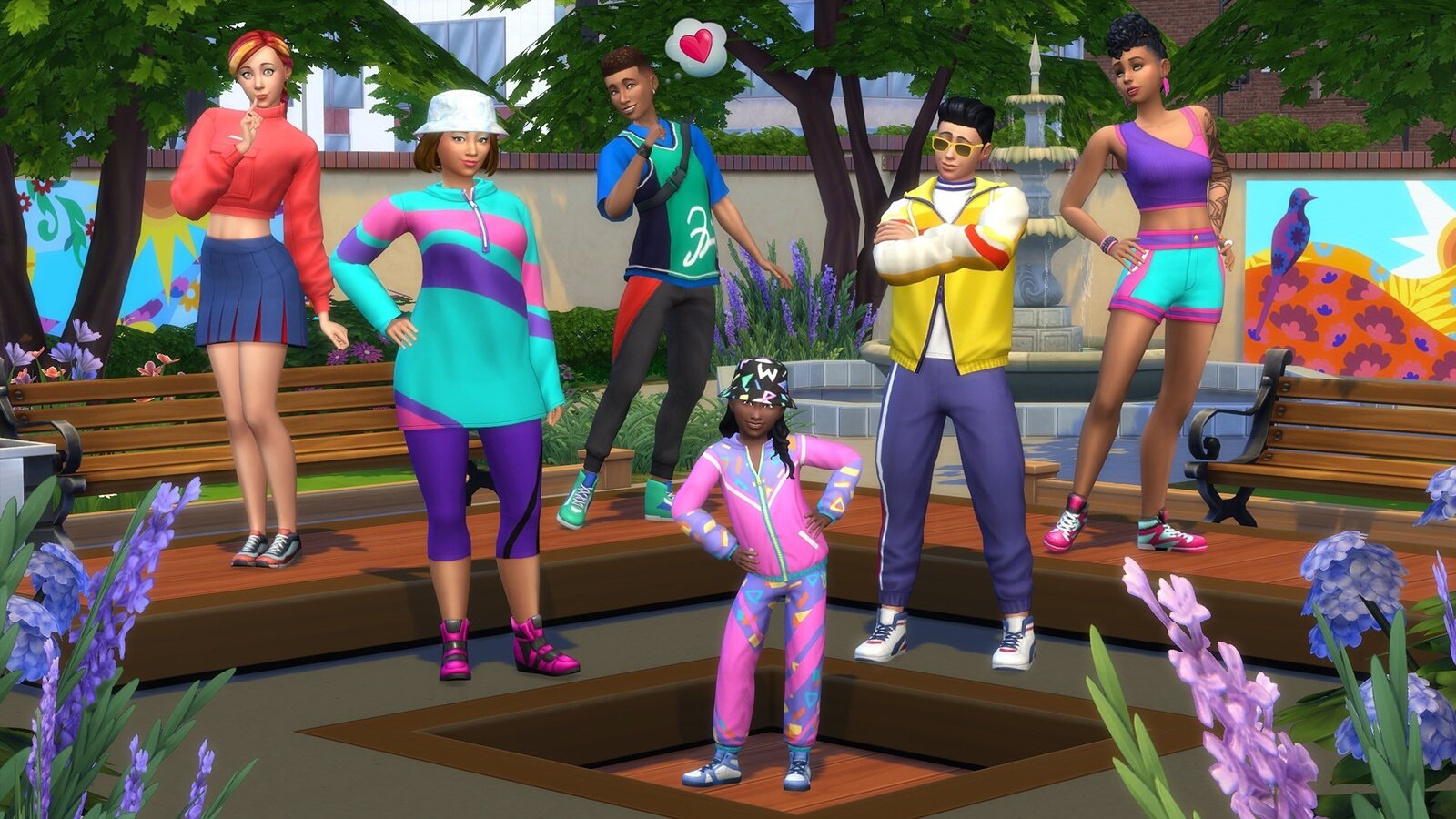 The Sims 4: Throwback Fit Kit