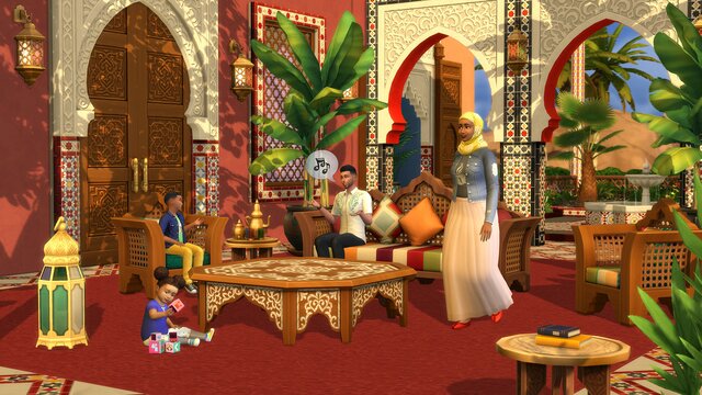 The Sims 4: Courtyard Oasis Kit