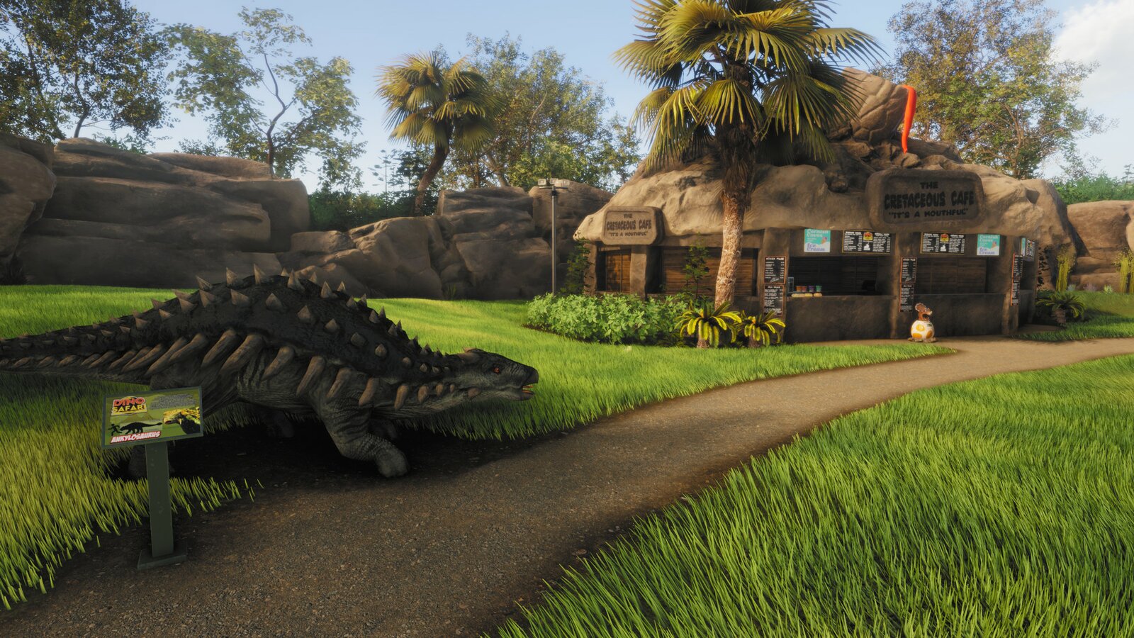 Lawn Mowing Simulator: Dino Safari